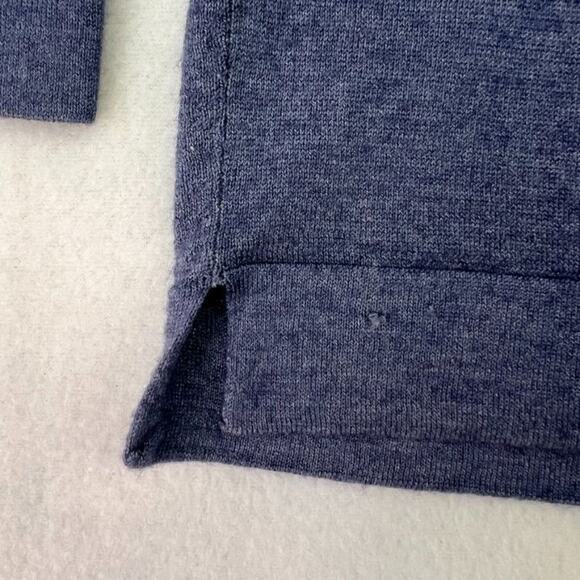 Thinple Sweater Womens Large Blue Thinking Simple Long Sleeve Cashmere Silk - Picture 7 of 11